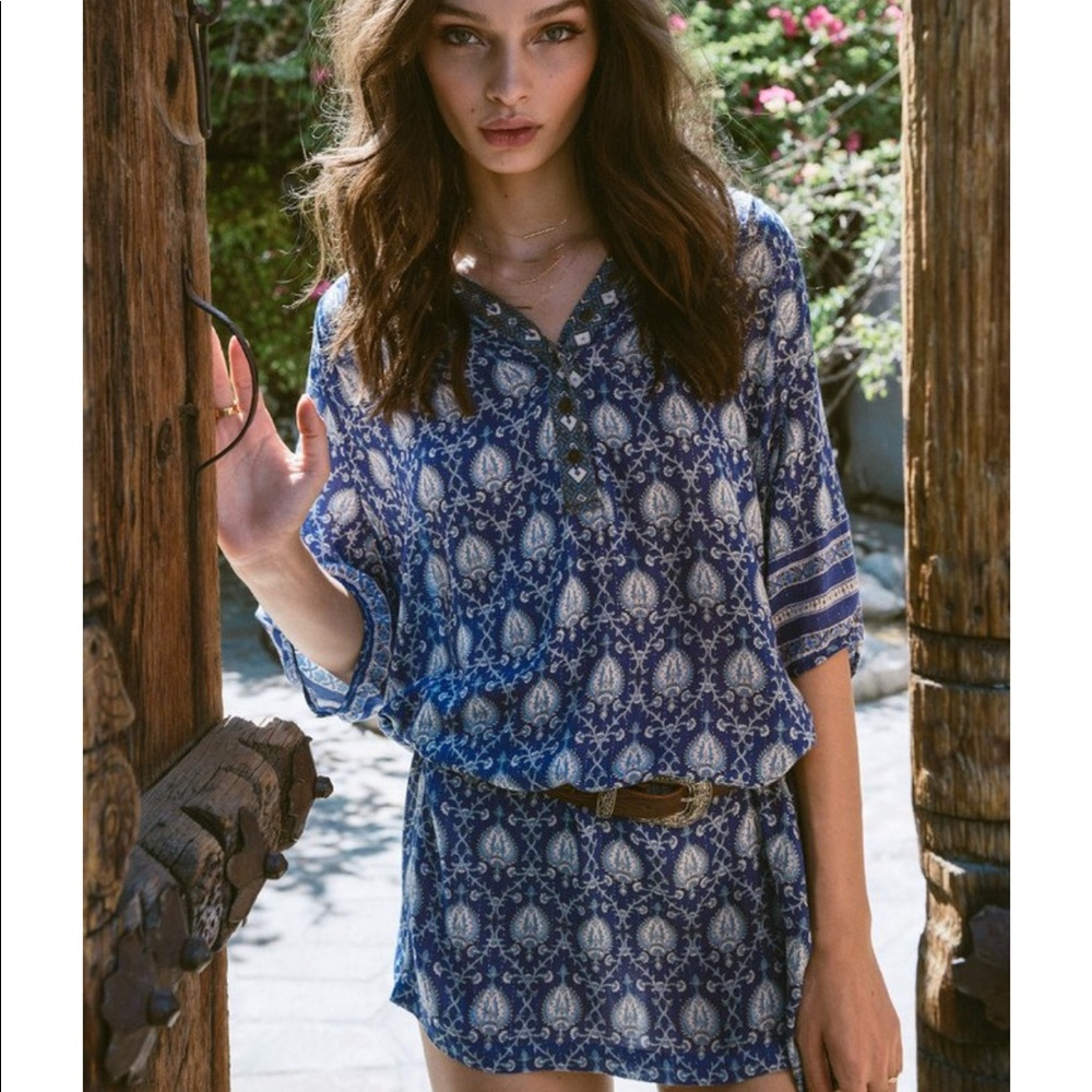 Gorgeous Spell Oracle Tunic Indigo
